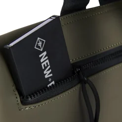 New Rebels Bowie Los Angeles Olivgrün 9L Rucksack Rolltop Reflektion Wasserabweisend