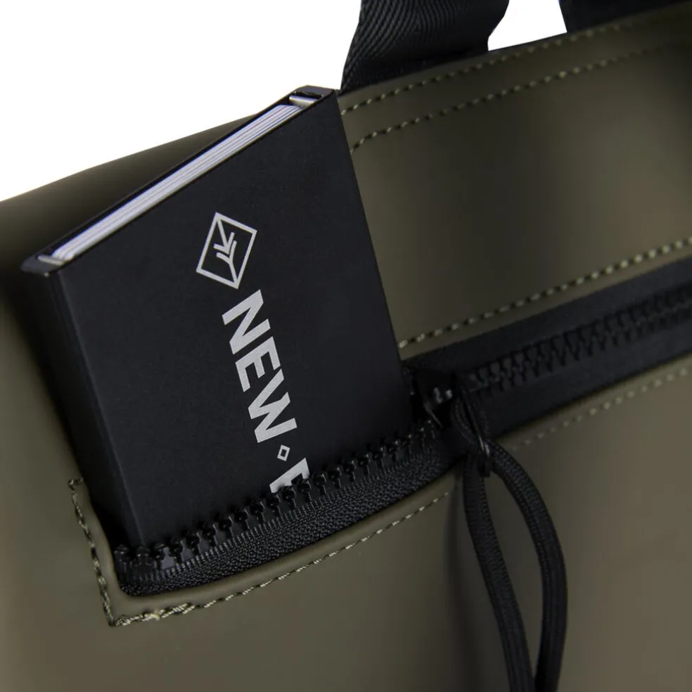 New Rebels Bowie Los Angeles Olivgrün 9L Rucksack Rolltop Reflektion Wasserabweisend