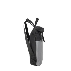 New Rebels Bowie Los Angeles Schwarz 9L Rucksack Rolltop Reflektion Wasserabweisend