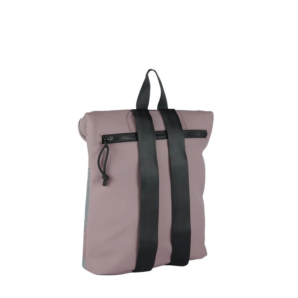 New Rebels Bowie Los Angeles Altlila 9L Rucksack Rolltop Reflektion Wasserabweisend