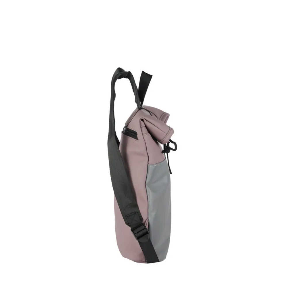 New Rebels Bowie Los Angeles Altlila 9L Rucksack Rolltop Reflektion Wasserabweisend