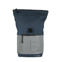 New Rebels Bowie New York Marineblau 21L Rucksack Rolltop Reflektion Wasserabweisend Laptop 15.6