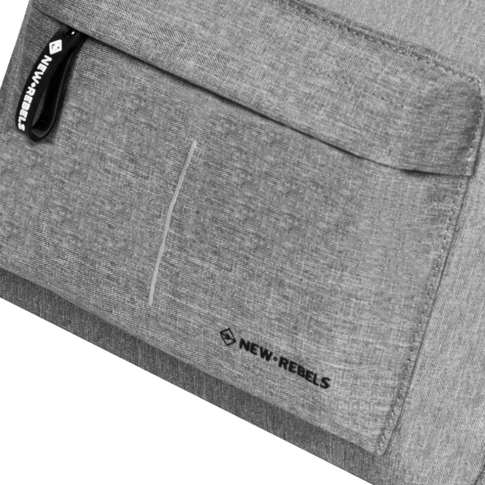 New Rebels Boyan Chicago Grau 9L Rucksack Recyceltes Nylon