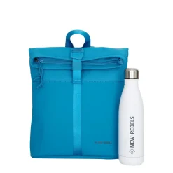 New Rebels Bruce - Los Angeles Rolltop Backpack Mini 7L Turquoise