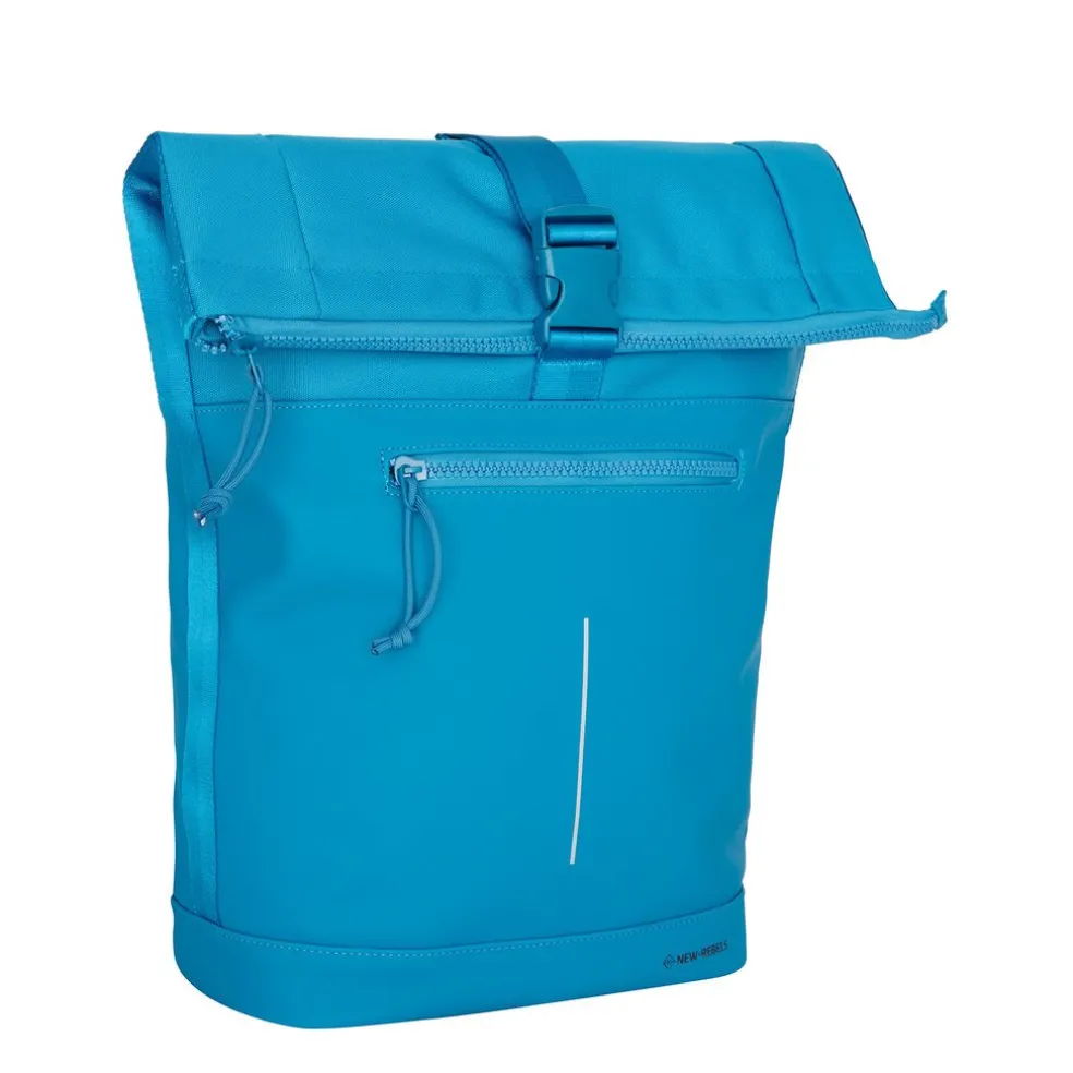 New Rebels Bruce - New York Rolltop Backpack 16L Turquoise