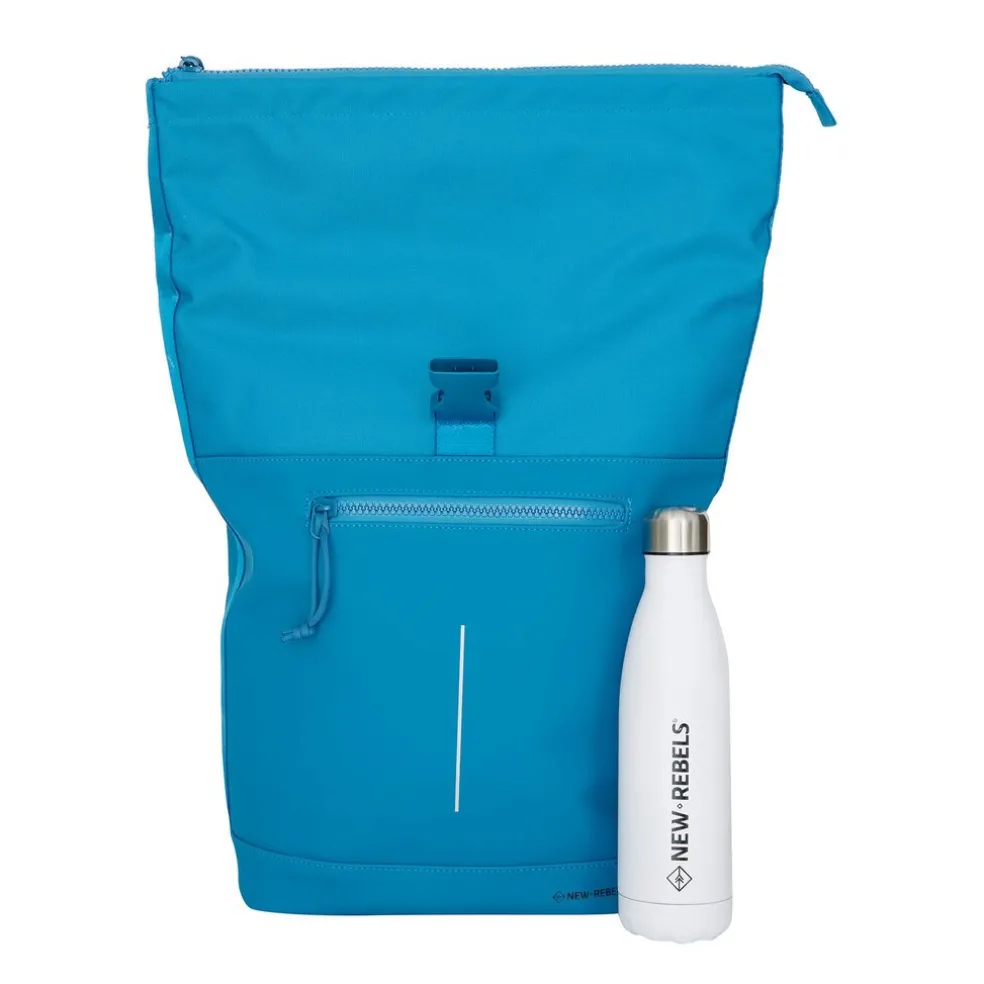 New Rebels Bruce - New York Rolltop Backpack 16L Turquoise