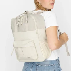 New Rebels Bruce Chicago Beige 17L Rucksack Wasserabweisend Laptop 14"