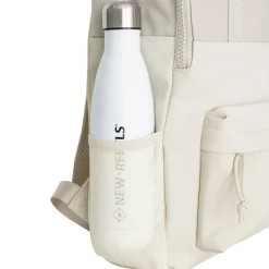 New Rebels Bruce Chicago Beige 17L Rucksack Wasserabweisend Laptop 14