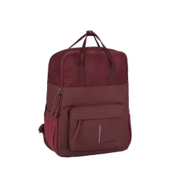 New Rebels Bruce Chicago Burgundy 17L Rucksack Wasserabweisend Laptop 14"