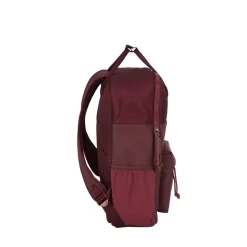 New Rebels Bruce Chicago Burgundy 17L Rucksack Wasserabweisend Laptop 14