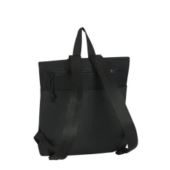 New Rebels Bruce Los Angeles Schwarz 7L Rolltop Rucksack Wasserabweisend