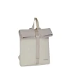 New Rebels Bruce Los Angeles Beige 7L Rolltop Rucksack Wasserabweisend