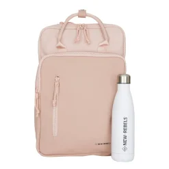 New Rebels Bruce Milwaukee Old Pink 18L Rucksack Wasserabweisend Laptop 15.6
