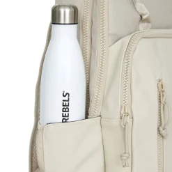 New Rebels Bruce Milwaukee Beige 18L Rucksack Wasserabweisend Laptop 15.6