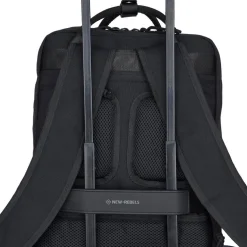 New Rebels Bruce Milwaukee Schwarz 18L Rucksack Wasserabweisend Laptop 15.6