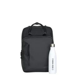 New Rebels Bruce Milwaukee Schwarz 18L Rucksack Wasserabweisend Laptop 15.6