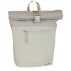 New Rebels Bruce New York Beige 21L Rolltop Rucksack Wasserabweisend Laptop 15.6"