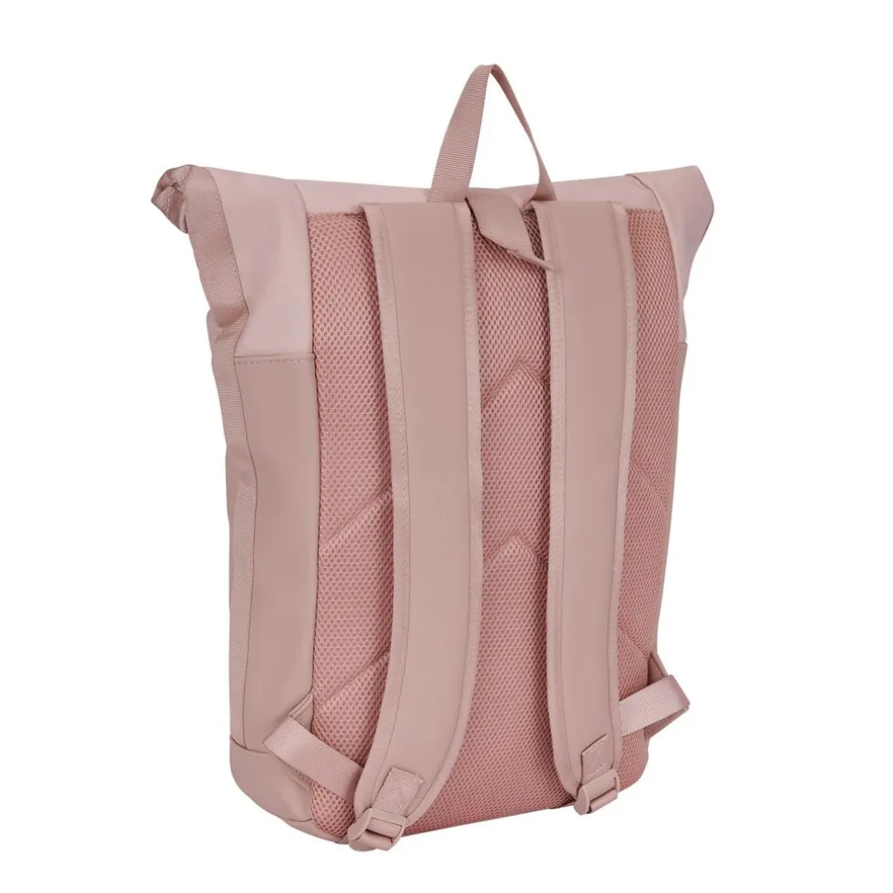 New Rebels Bruce New York Altrosa 21L Rolltop Rucksack Wasserabweisend Laptop 15.6"