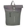 New Rebels Bruce New York Anthrazit 21L Rolltop Rucksack Wasserabweisend Laptop 15.6"