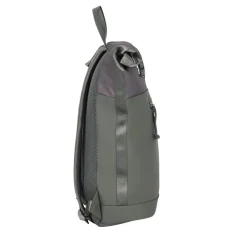 New Rebels Bruce New York Anthrazit 21L Rolltop Rucksack Wasserabweisend Laptop 15.6