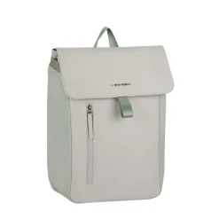 New Rebels Ceres Dothan Lime Hellgrau 15L Rucksack mit Klappe Wasserabweisend Laptop 15.6"