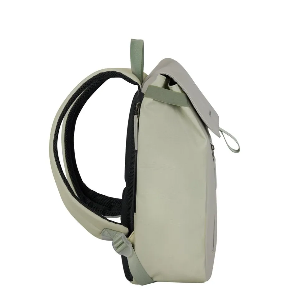 New Rebels Ceres Dothan Lime Hellgrau 15L Rucksack mit Klappe Wasserabweisend Laptop 15.6"