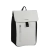 New Rebels Ceres Dothan Schwarz Hellgrau 15L Rucksack mit Klappe Wasserabweisend Laptop 15.6"