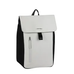 New Rebels Ceres Dothan Schwarz Hellgrau 15L Rucksack mit Klappe Wasserabweisend Laptop 15.6"