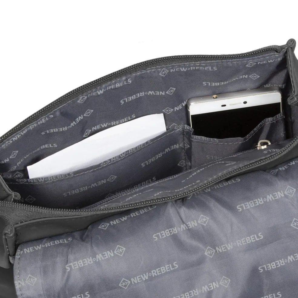 New Rebels Daley Washington Schwarz 10L Rucksack Wasserabweisend