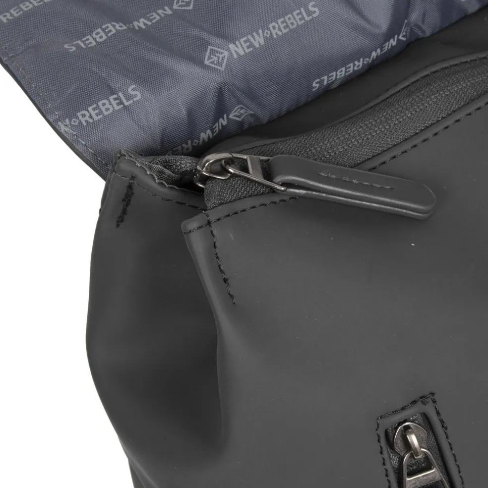 New Rebels Daley Washington Schwarz 10L Rucksack Wasserabweisend