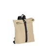 New Rebels Droplets Los Angeles Beige 7L Rolltop Rucksack Wasserabweisend