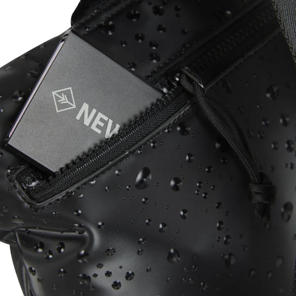 New Rebels Droplets Los Angeles Wasserabweisender Rucksack – 7l Rolltop – Modische Tasche Für Jedes Abenteuer – Wasserabweisender Rucksack Unisex - Black