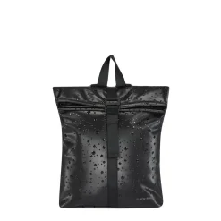 New Rebels Droplets Los Angeles Wasserabweisender Rucksack – 7l Rolltop – Modische Tasche Für Jedes Abenteuer – Wasserabweisender Rucksack Unisex - Black