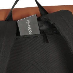 New Rebels Fane Lincoln Orange 17L Rucksack mit Klappe Wasserabweisend Laptop 15.6
