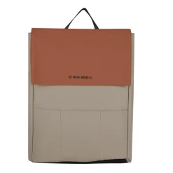 New Rebels Fane Lincoln Orange 17L Rucksack mit Klappe Wasserabweisend Laptop 15.6