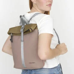 New Rebels Ferron Los Angeles altrosa 7L Rolltop Rucksack Wasserabweisend