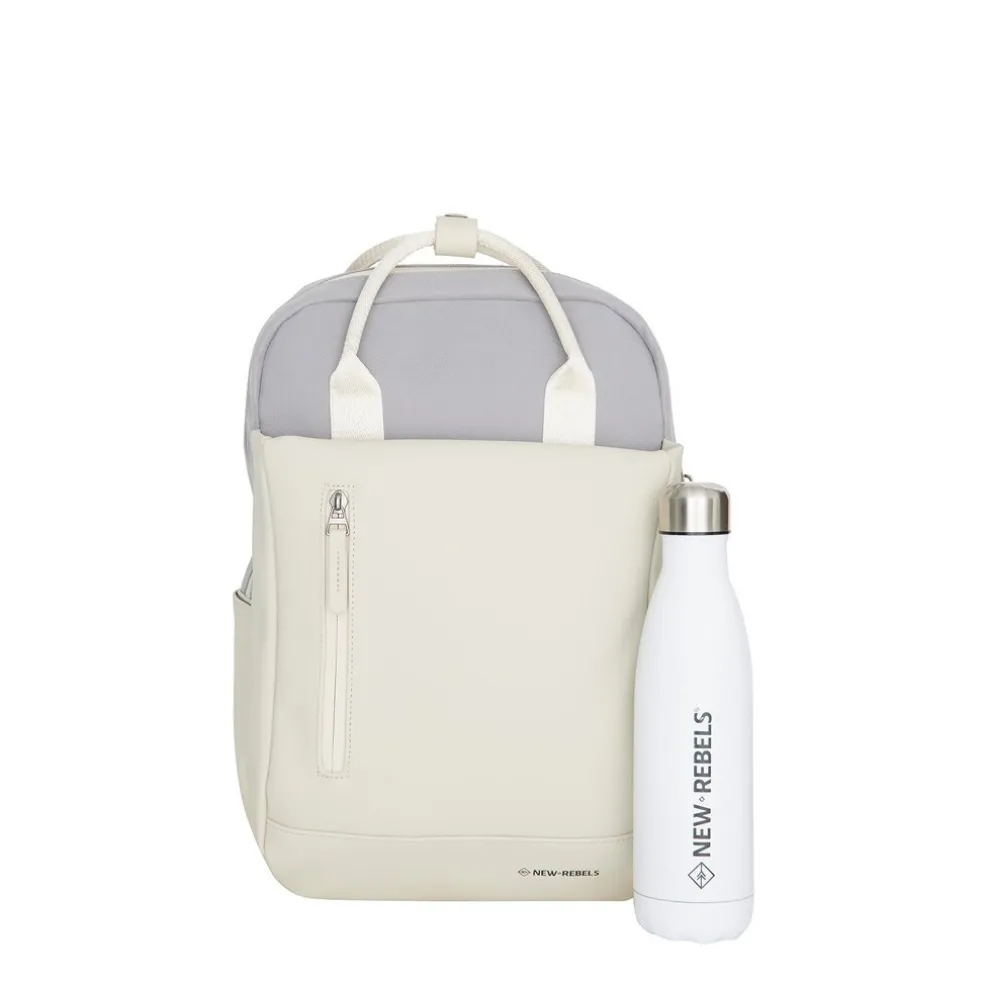New Rebels Ferron Miami Handel Rucksack 9L Beige