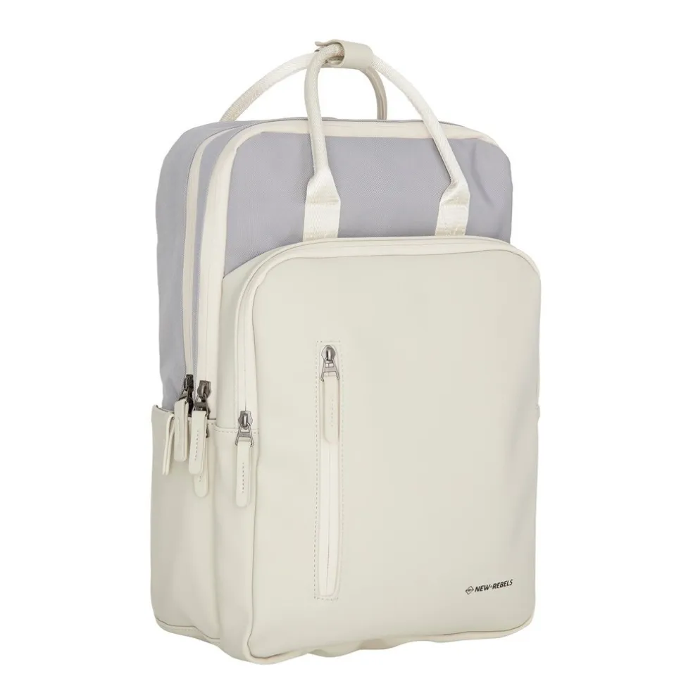 New Rebels Ferron Milwaukee Handel Rucksack Beige 19L