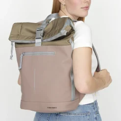 New Rebels Ferron New York Rolltop Rucksack 16L Altrosa