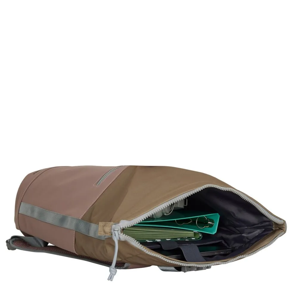 New Rebels Ferron New York Rolltop Rucksack 16L Altrosa