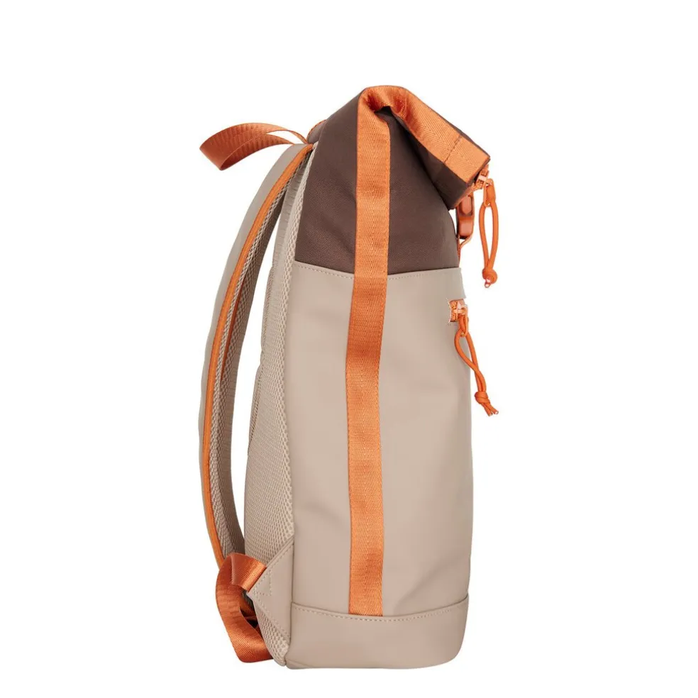 New Rebels Ferron New York Rolltop Rucksack 16L Coffee