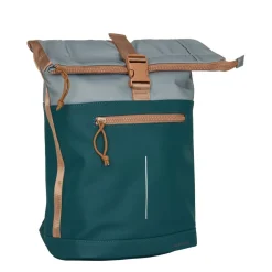 New Rebels Ferron New York Rolltop Rucksack 16L Petrol