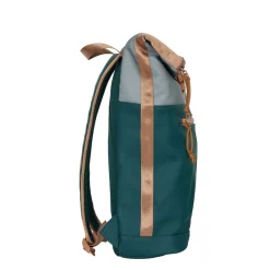 New Rebels Ferron New York Rolltop Rucksack 16L Petrol