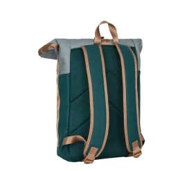New Rebels Ferron New York Rolltop Rucksack 16L Petrol