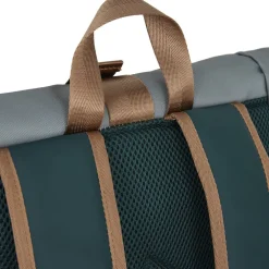 New Rebels Ferron New York Rolltop Rucksack 16L Petrol