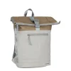 New Rebels Ferron New York Rolltop Rugzak 16L Grau