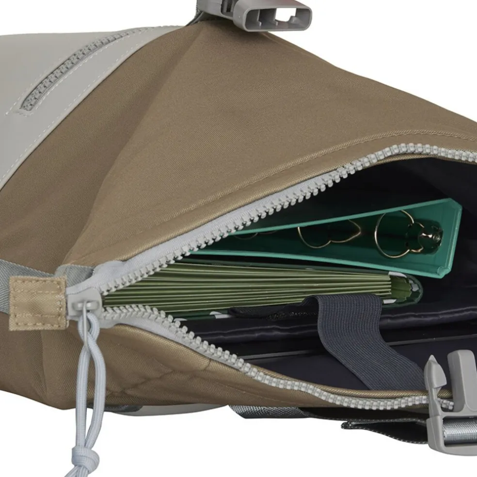 New Rebels Ferron New York Rolltop Rugzak 16L Grau
