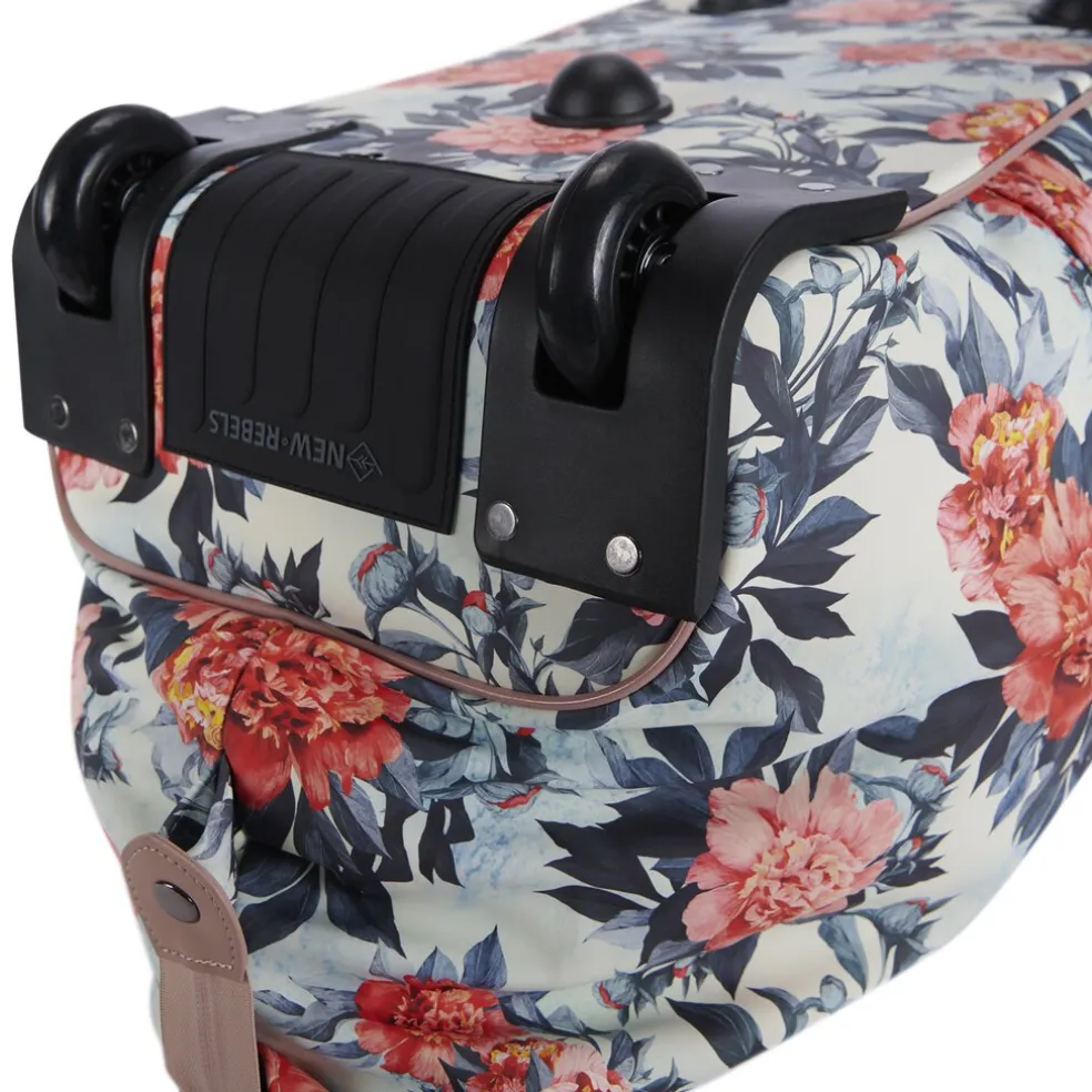 New Rebels Flora Weston Duffel Weiß 54L Trolley Wasserabweisend