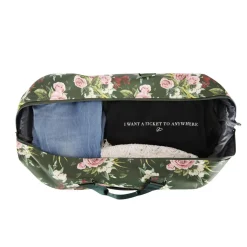 New Rebels Flora Weston Duffel Dunkelgrün 54L Trolley Wasserabweisend