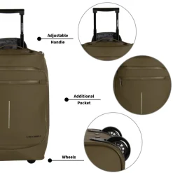 New Rebels Harper Laredo Olivgrün 29L On Board Trolley Wasserabweisend